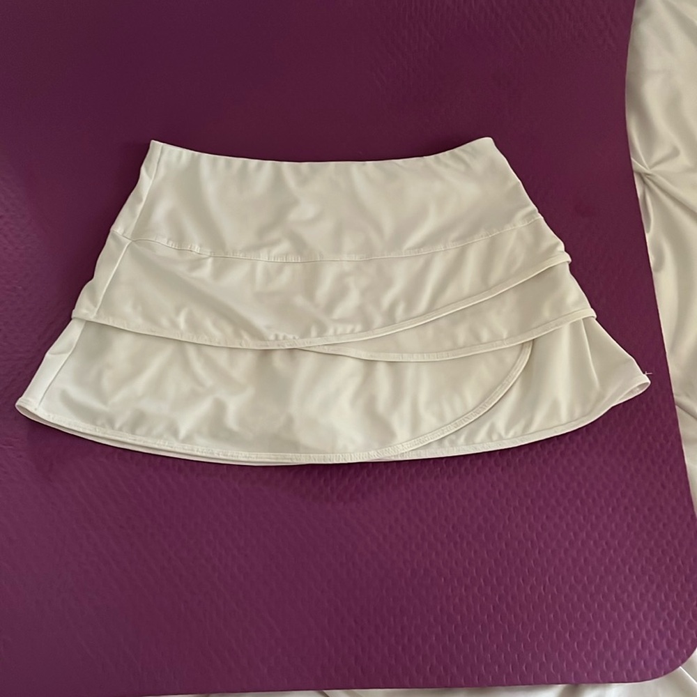 Lucky in Love Tennis/Pickleball Skirt.Size Small. White.